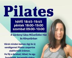 Pilates a Gárdonyiban