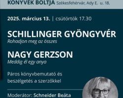 Páros könyvbemutató: Schillinger Gyöngyvér és Nagy Gerzson