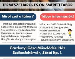 Természetjáró- és Önismereti tábor
