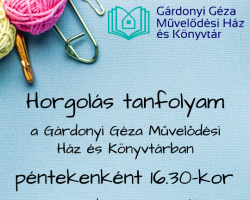 Horgolás tanfolyam