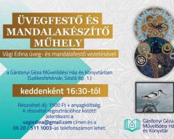 Üvegfestő és mandalakészítő műhely