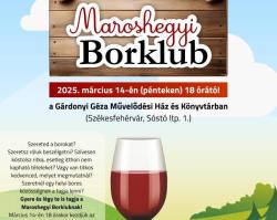 Maroshegyi Borklub a Gárdonyiban