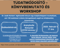 Tudatmódosító - Könyvbemutató és workshop