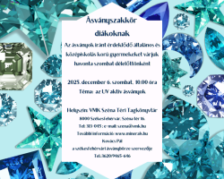 Ásványszakkör diákoknak