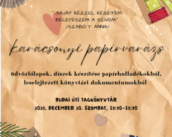 Karácsonyi papírvarázs (advent)