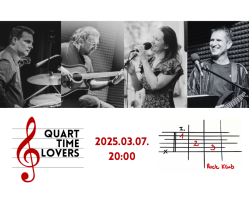 Quart Time Lovers koncert a 123-as Rock Klubban