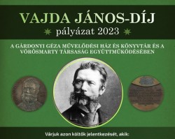 Vajda János-díj pályázat