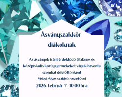Ásványszakkör diákoknak