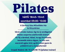 Pilates a Gárdonyiban