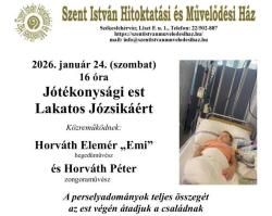 Jótékonysági est Lakatos Józsikáért