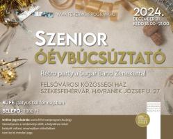 Szenior óévbúcsúztató – Retro party a Sugar Banddel