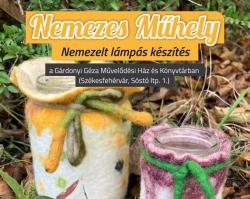 Nemezes Műhely - Nemezelt lámpás készítése