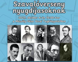 Szavalóverseny nyugdíjasoknak