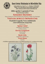 Szekeres Erzsébet textilművész Virágba boruló örökségünk című kiállításának megnyitója