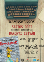 Kötetbemutató - Sajtos Orsi: Kamaszságok