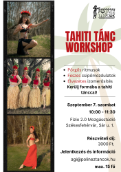 Tahiti tánc workshop