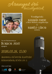 Aranyat érő beszélgetések: Kamarás Emese és Barbély Gábor